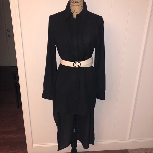 High Low Black Boohoo Top - Picture 3 of 8